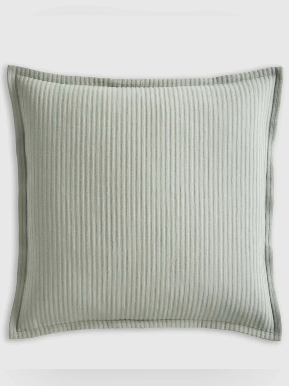 NWOT Quince Organic Cotton Matelasse Euro Sham, 26 X 26 (Dried Sage)